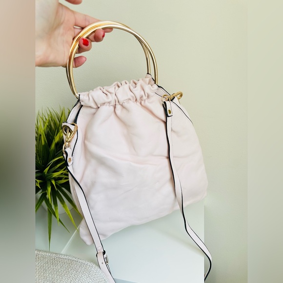 Zara | Ring handle pink shoulder bag - Picture 2 of 12